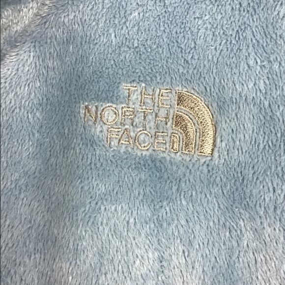 North Face Insulated Heavy Fur Lined Zip Reversible Jacket Coat Shady Blue sz S - Picture 7 of 16